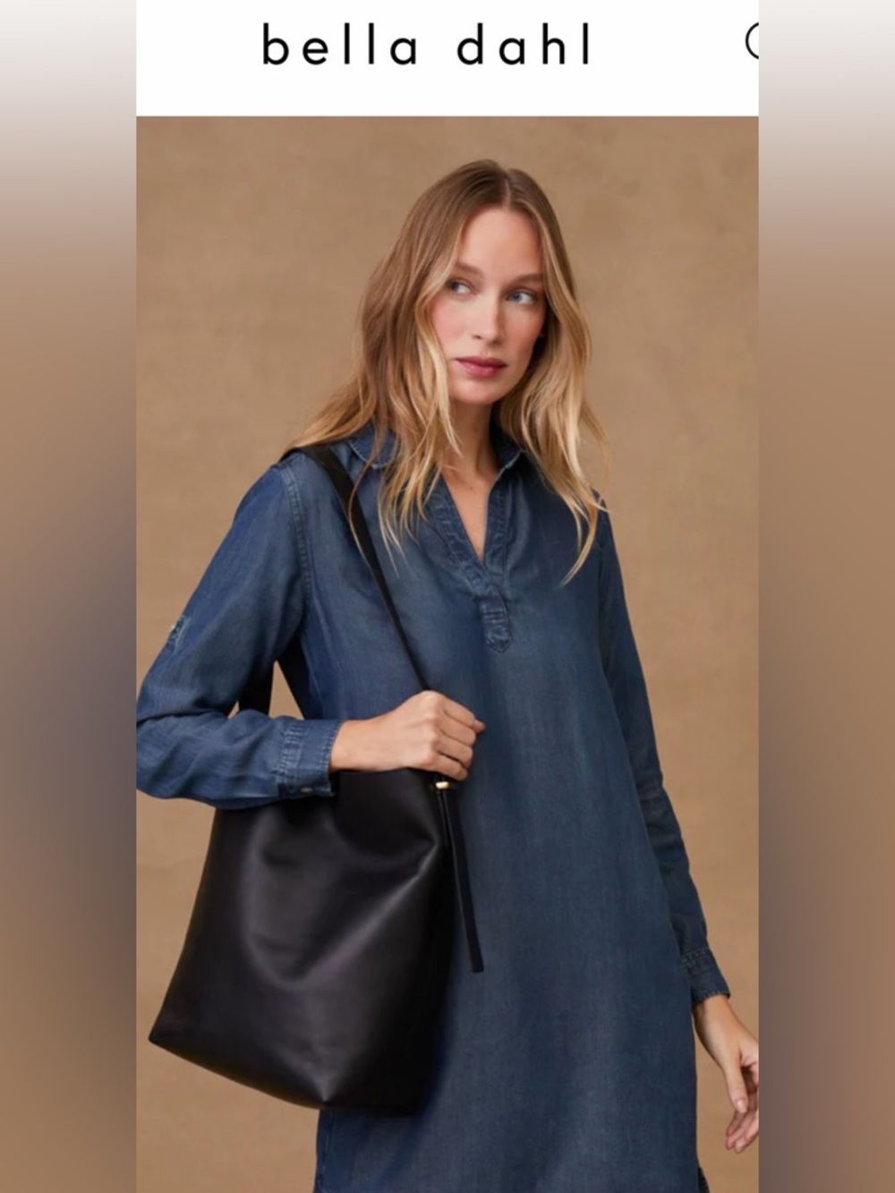 Bella Dahl Chambray Shirt - Denim Blue